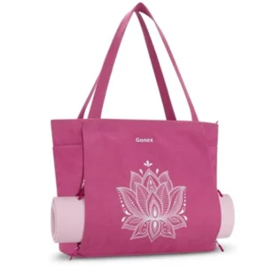 Large Yoga Tote Bag with Multi Pockets